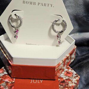 July Birthday Earrings Spoil Me Darlin' Hoops